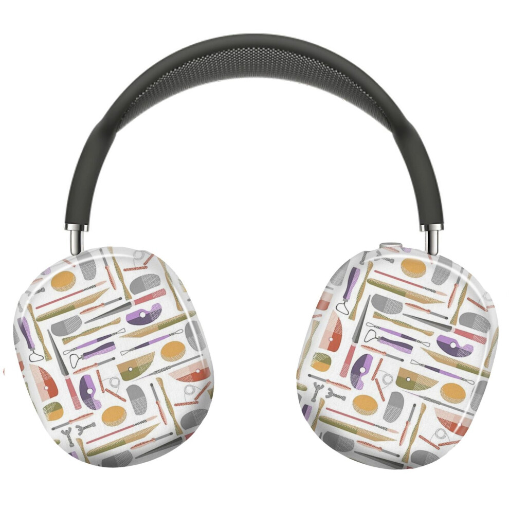 (Pottery Tools_22500) Protective Cover For Airpods Max Headphones Aesthetic Print Snap On Cases 8841579096047