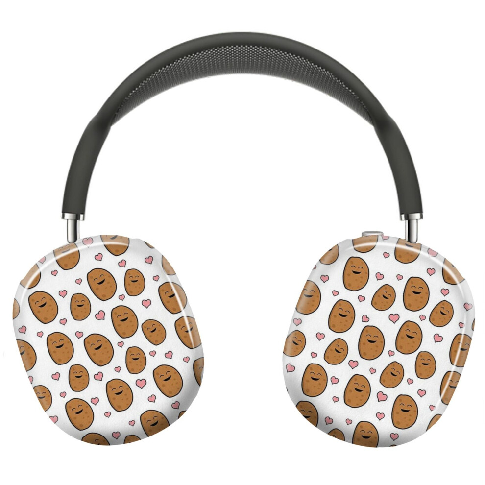 (Potatoes And Hearts - Funny Potato Gift_22747) Protective Cover For Airpods Max Headphones Aesthetic Print Snap On Cases 8841579096085