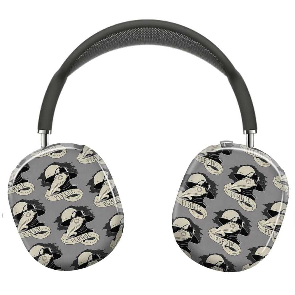 (Plague Doctor_2777) Protective Cover For Airpods Max Headphones Aesthetic Print Snap On Cases 8841579097082