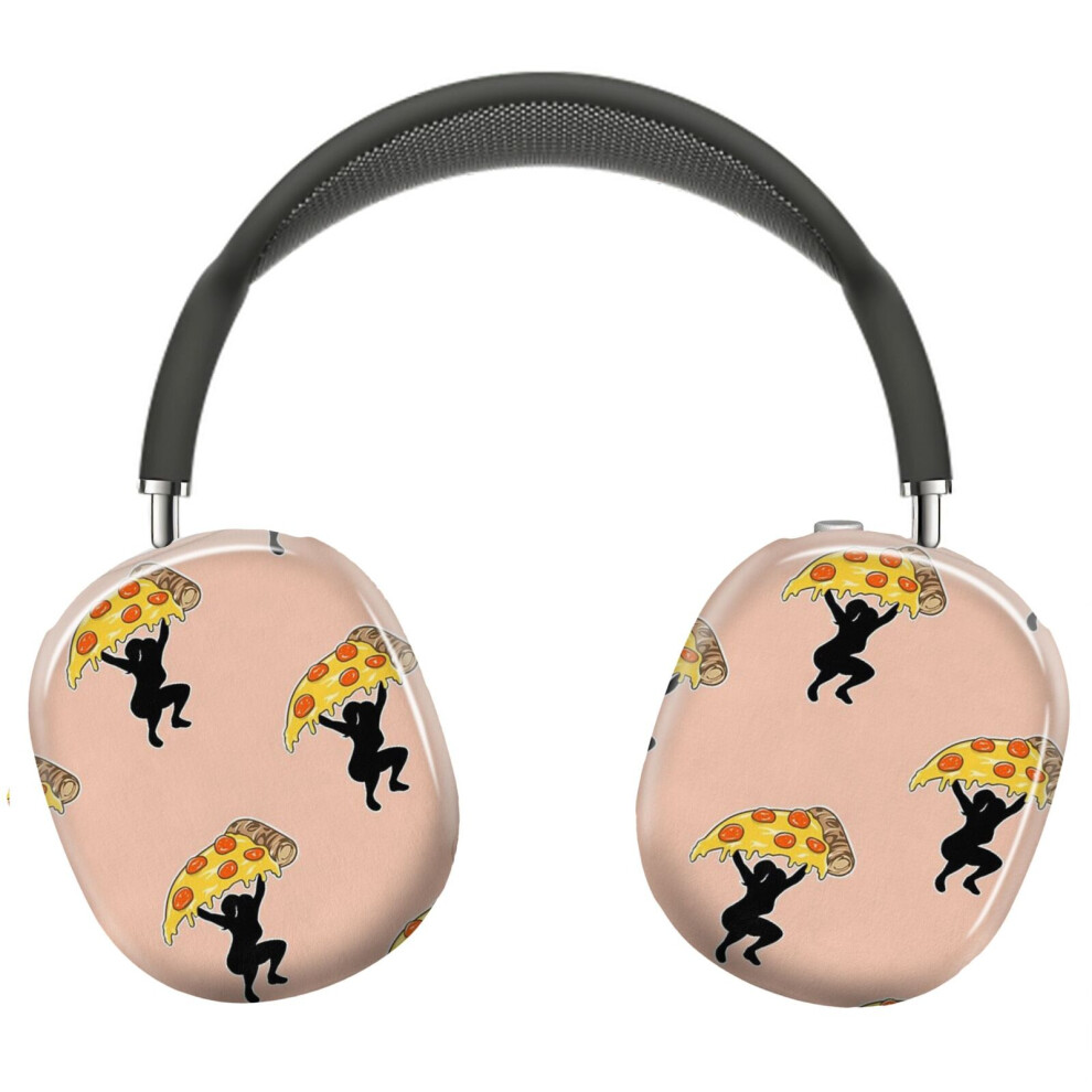 (Pizza Is Life, Pizza Lover, Fitness Funny_4029) Protective Cover For Airpods Max Headphones Aesthetic Print Snap On Cases 8841579097167