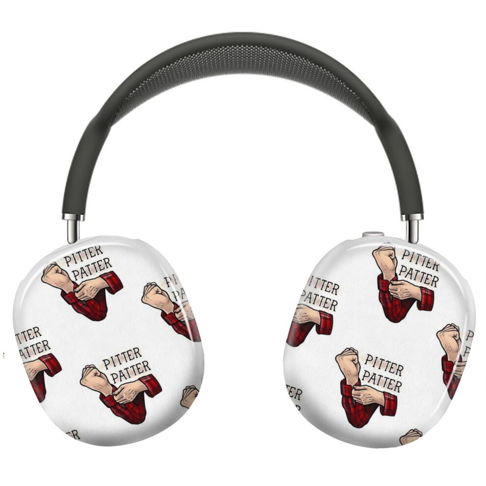 (Pitter Patter_8460) Protective Cover For Airpods Max Headphones Aesthetic Print Snap On Cases 8841579097228