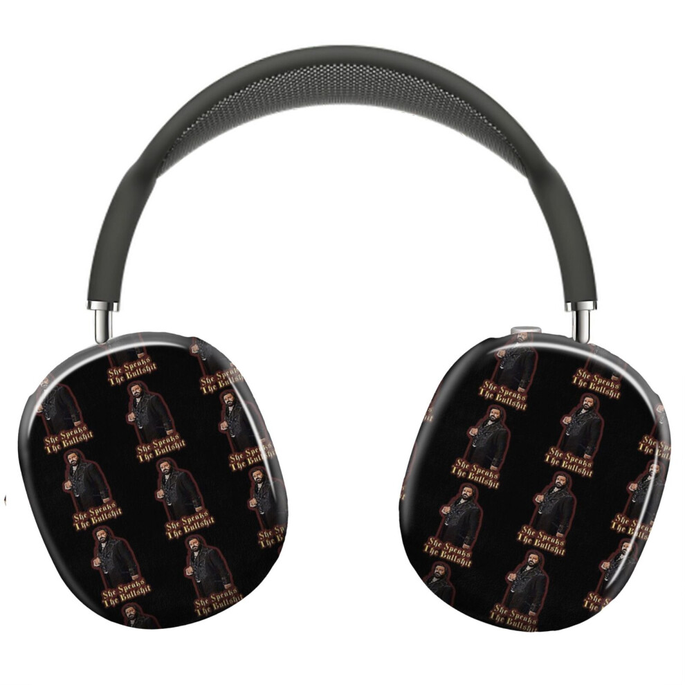 (She Speaks The Bullshit_8403) Protective Cover For Airpods Max Headphones Aesthetic Print Snap On Cases 8841579097440