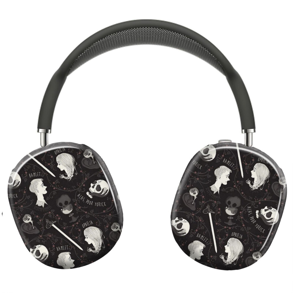 (Shakespearean Pattern - Hamlet_10113) Protective Cover For Airpods Max Headphones Aesthetic Print Snap On Cases 8841579097617