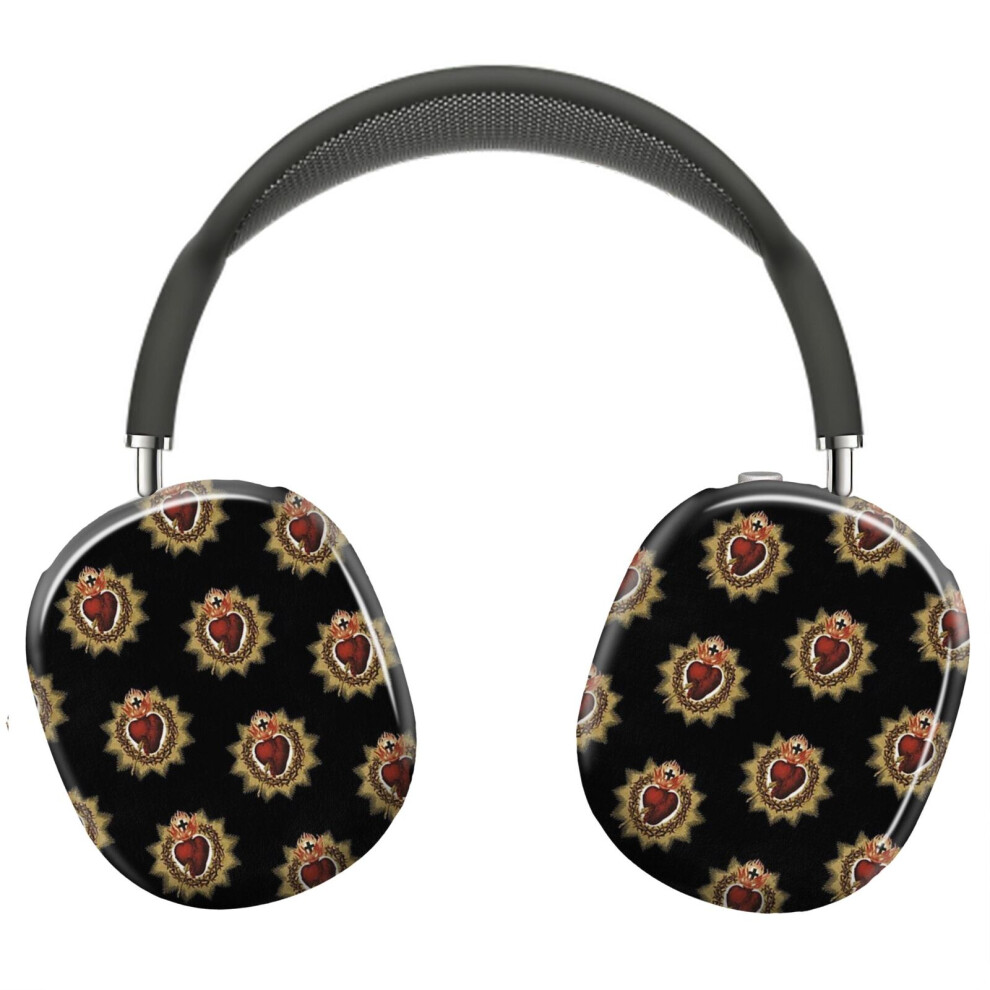 (Sacred Heart Of Jesus Catholic_3809) Protective Cover For Airpods Max Headphones Aesthetic Print Snap On Cases 8841579099840