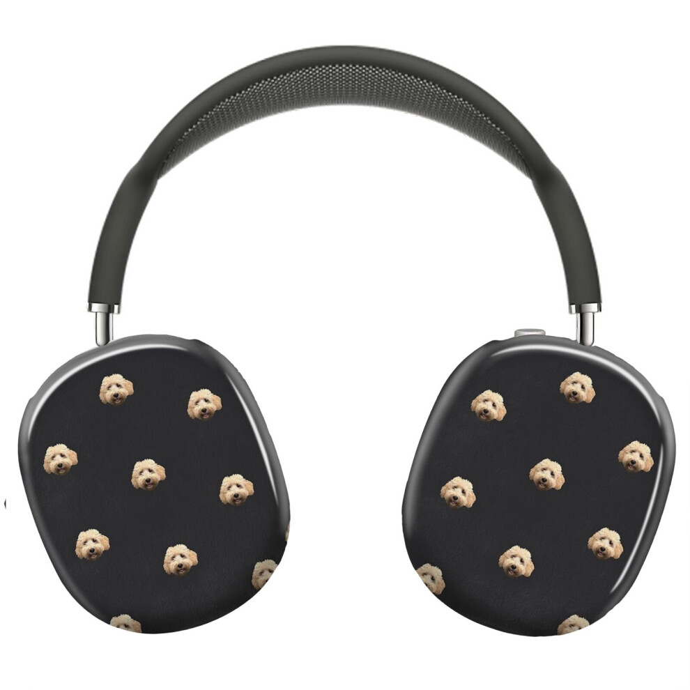 (Rosie The Goldendoodle Grey_4868) Protective Cover For Airpods Max Headphones Aesthetic Print Snap On Cases 8841579100621