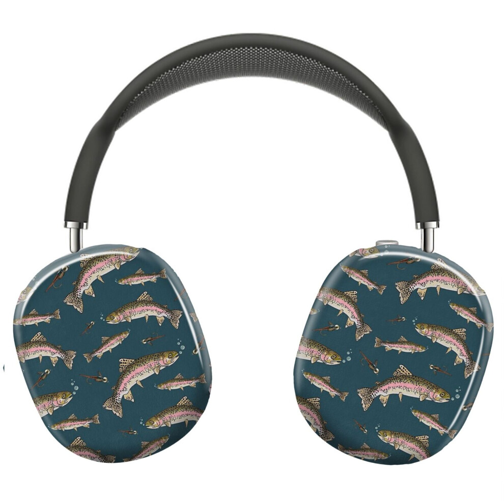 (Rainbow Trout_11978) Protective Cover For Airpods Max Headphones Aesthetic Print Snap On Cases 8841579103561