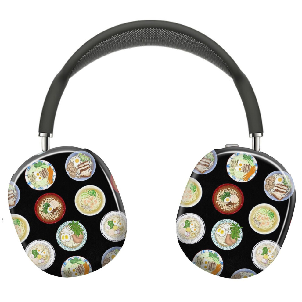 (Ramen Noodles_23192) Protective Cover For Airpods Max Headphones Aesthetic Print Snap On Cases 8841579103455