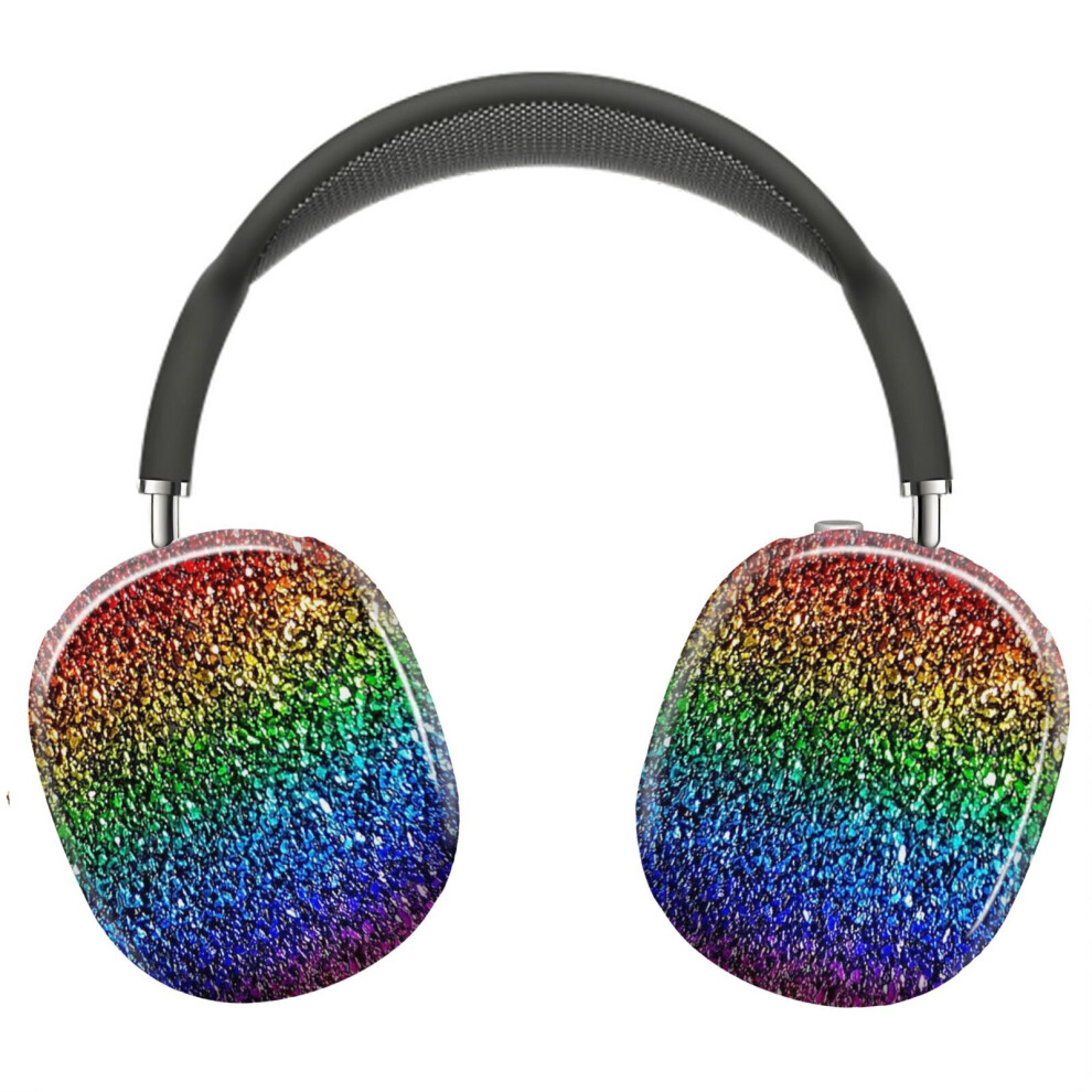(Rainbow Fun_9760) Protective Cover For Airpods Max Headphones Aesthetic Print Snap On Cases 8841579103721