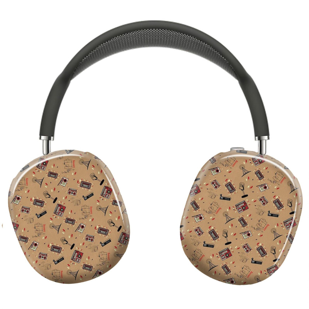 (Radio, Ham Radio, Amateur Radio Enthusiast Pattern_6058) Protective Cover For Airpods Max Headphones Aesthetic Print Snap On Cases 8841579103875