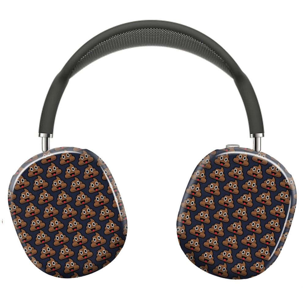 (Poop Emoji_9471) Protective Cover For Airpods Max Headphones Aesthetic Print Snap On Cases 8841579096467