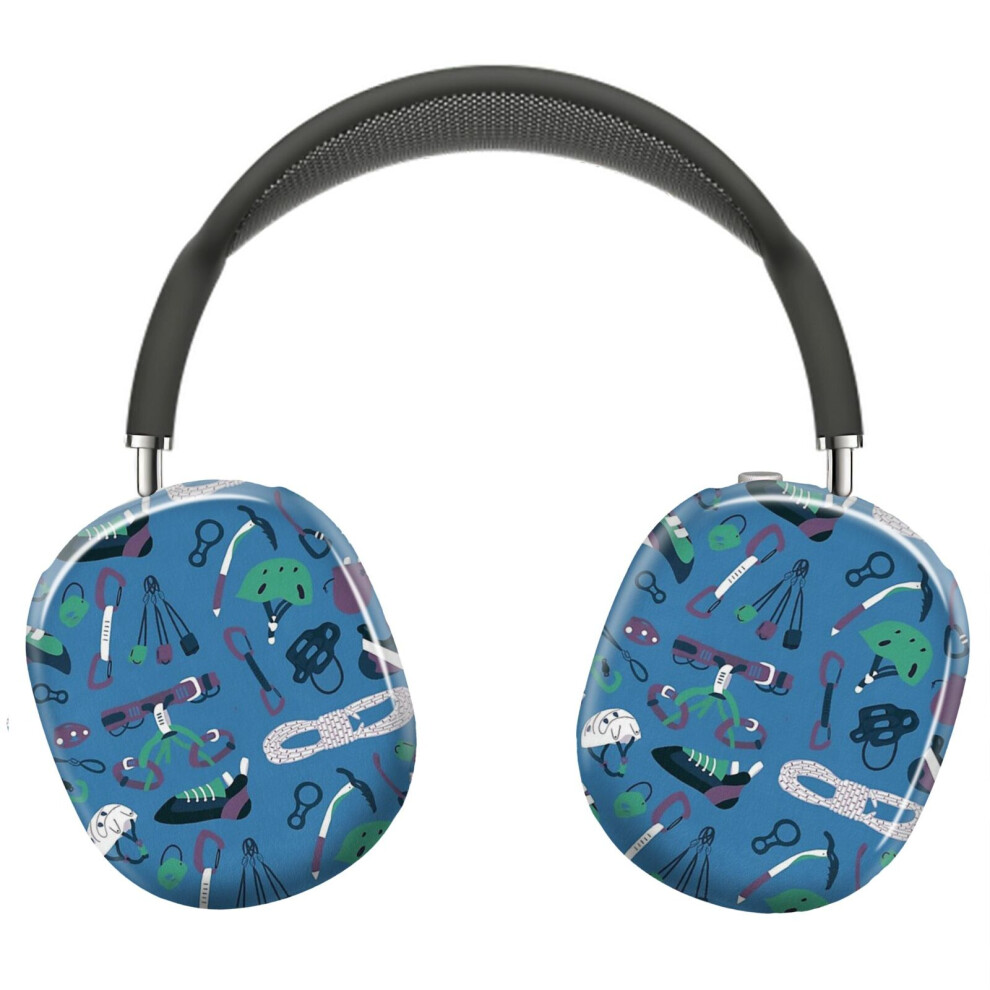 (Rock Climb_22288) Protective Cover For Airpods Max Headphones Aesthetic Print Snap On Cases 8841579101116