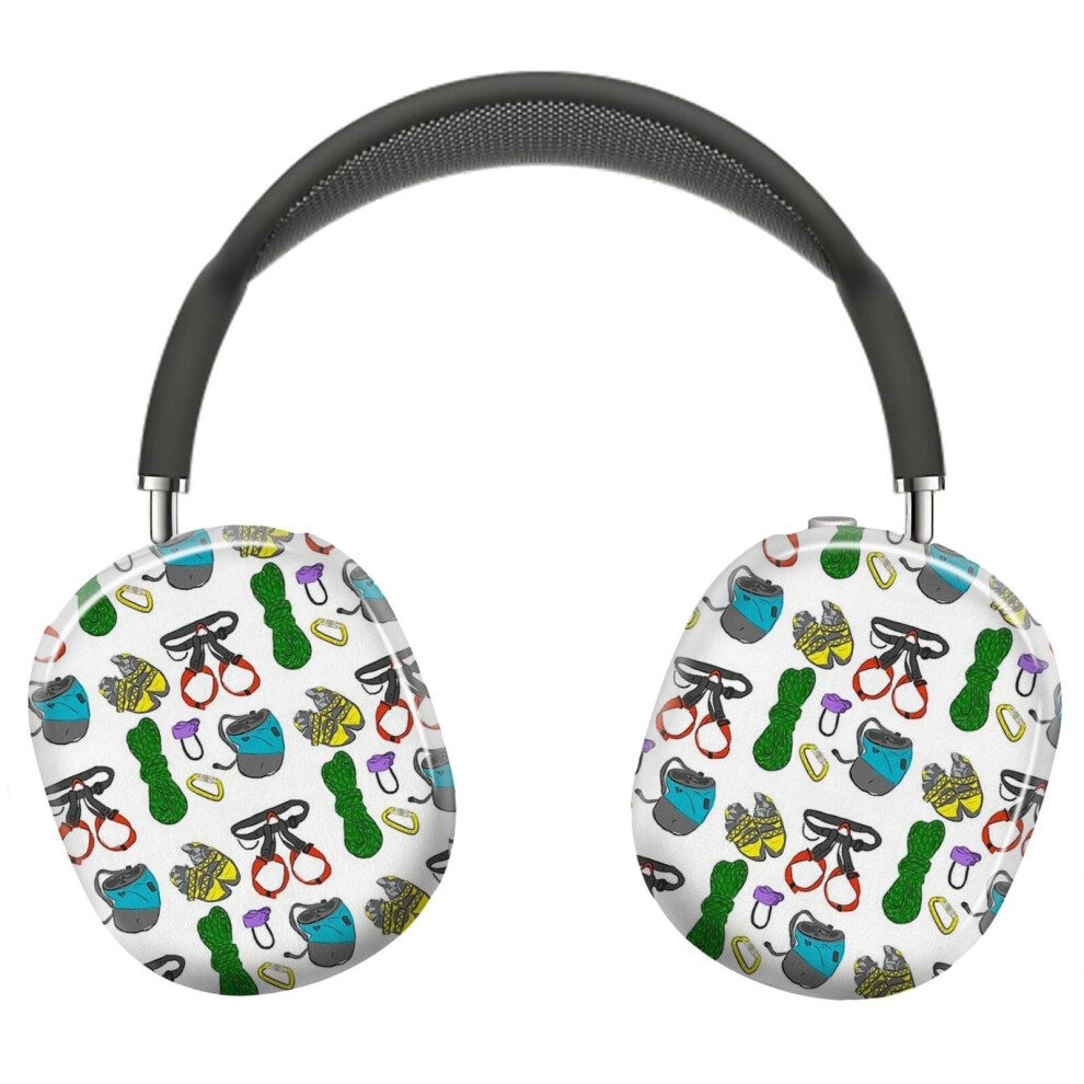 (Rock Climbing Equipment Design Pattern_8038) Protective Cover For Airpods Max Headphones Aesthetic Print Snap On Cases 8841579101055
