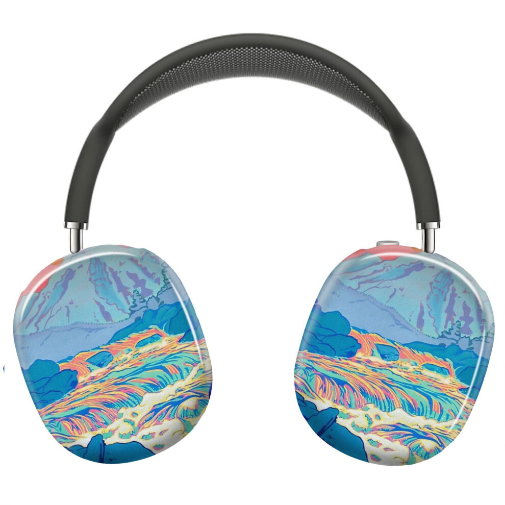 (River_5195) Protective Cover For Airpods Max Headphones Aesthetic Print Snap On Cases 8841579101284