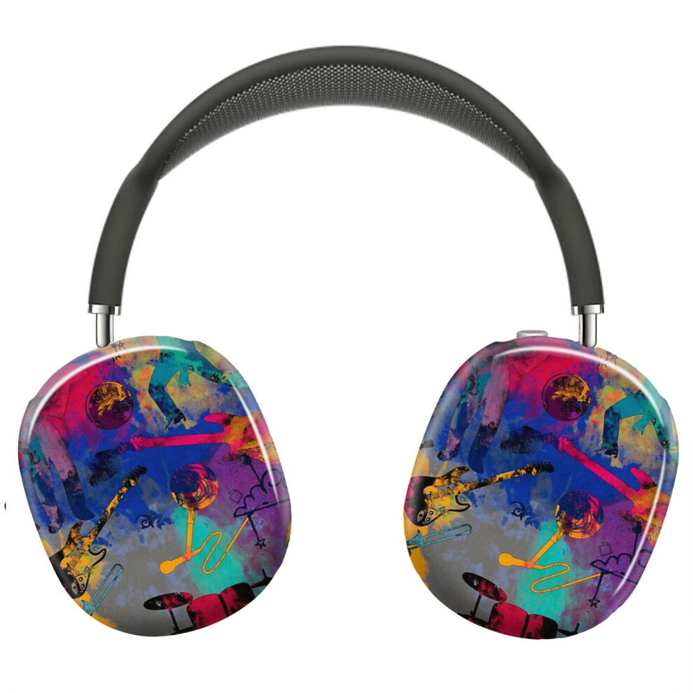 (Rock Band_3769) Protective Cover For Airpods Max Headphones Aesthetic Print Snap On Cases 8841579101130