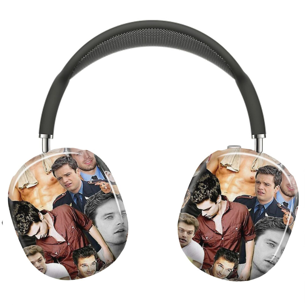 (Sebastian Stan Photo Collage_3687) Protective Cover For Airpods Max Headphones Aesthetic Print Snap On Cases 8841579098003