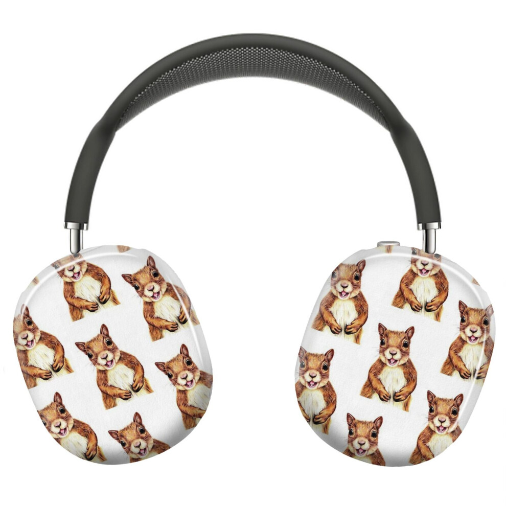 (Seamus The Squirrel Says Hello_8143) Protective Cover For Airpods Max Headphones Aesthetic Print Snap On Cases 8841579098065