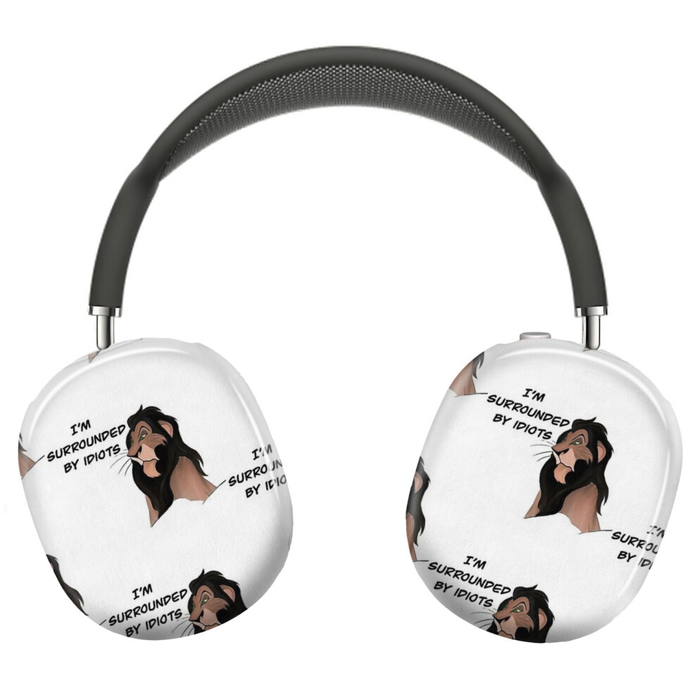 (Scar Surround By Idiots _6518) Protective Cover For Airpods Max Headphones Aesthetic Print Snap On Cases 8841579098881