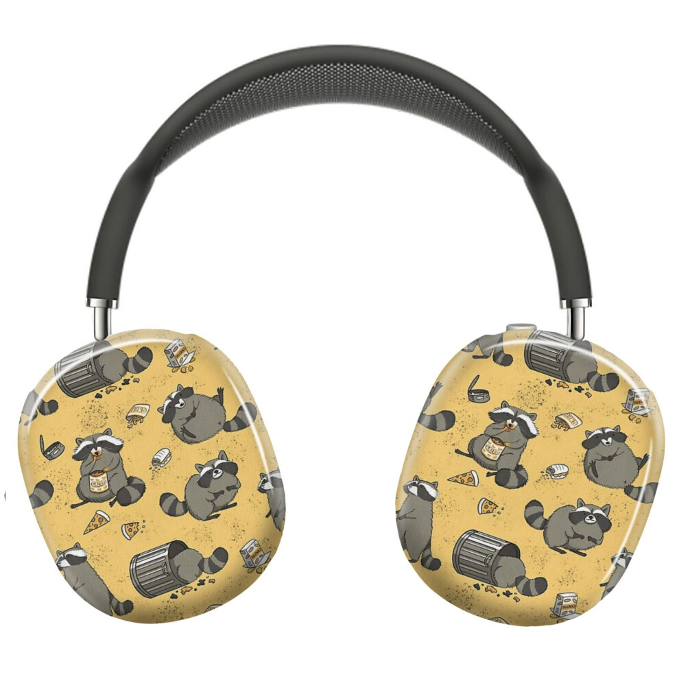 (Rascally Raccoons_10513) Protective Cover For Airpods Max Headphones Aesthetic Print Snap On Cases 8841579103257