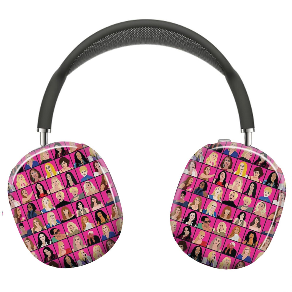 (Real Housewives All Stars_8652) Protective Cover For Airpods Max Headphones Aesthetic Print Snap On Cases 8841579102960