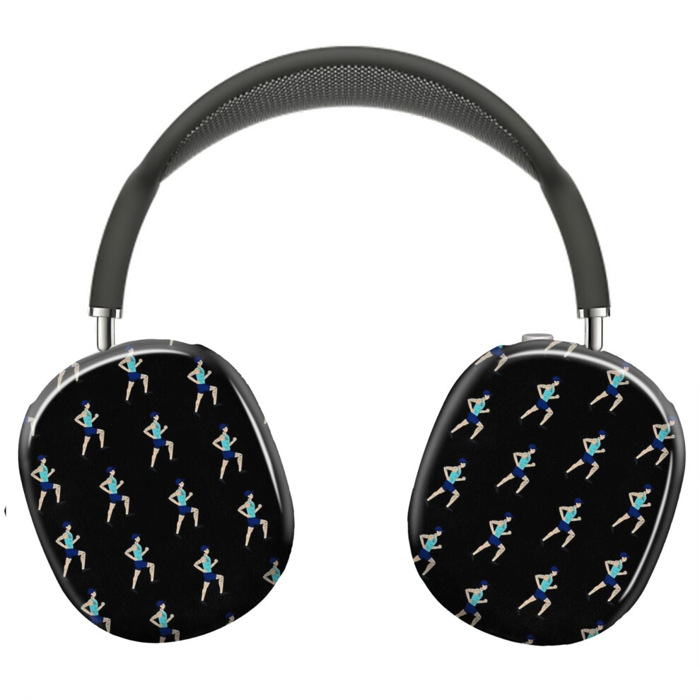 (Running Runner Jogging_9910) Protective Cover For Airpods Max Headphones Aesthetic Print Snap On Cases 8841579100140