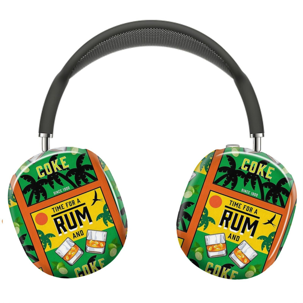 (Rum Drink Rum Drinkers Cuba Summertime Bar And Pub Decor_12376) Protective Cover For Airpods Max Headphones Aesthetic Print Snap On Cases 8841579100270