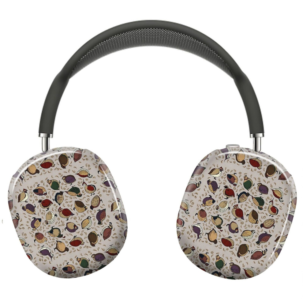 (Rustic Quail (Now With More Quail!)_10324) Protective Cover For Airpods Max Headphones Aesthetic Print Snap On Cases 8841579100041
