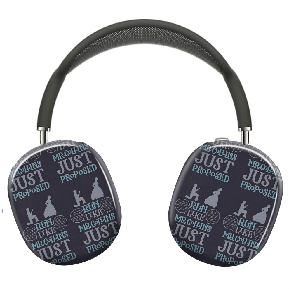 (Run Like Mr. Collins Just Proposed_8973) Protective Cover For Airpods Max Headphones Aesthetic Print Snap On Cases 8841579100225