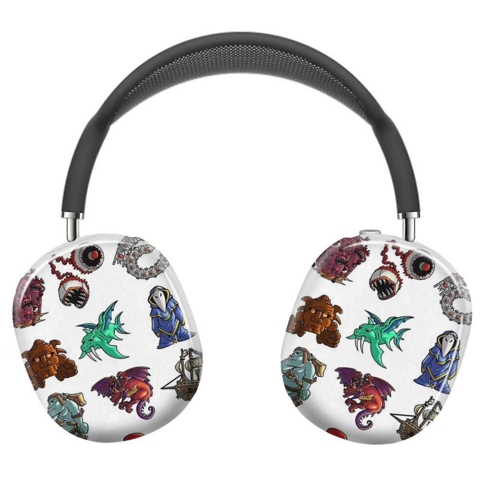 (Terrarias All Boss_5481) Protective Cover For Airpods Max Headphones Aesthetic Print Snap On Cases 8841579107385