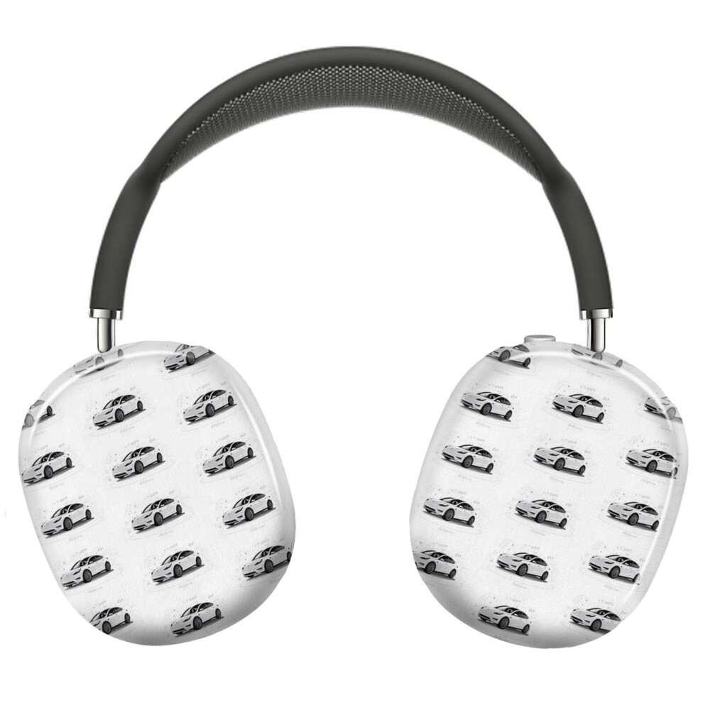 Photos - Portable Audio Accessories  Protective Cover for AirPods Max Headphones Aesthetic Print Sn(Tesla Model Y Original Fan Art Serial Number TMY001WHIW7230)