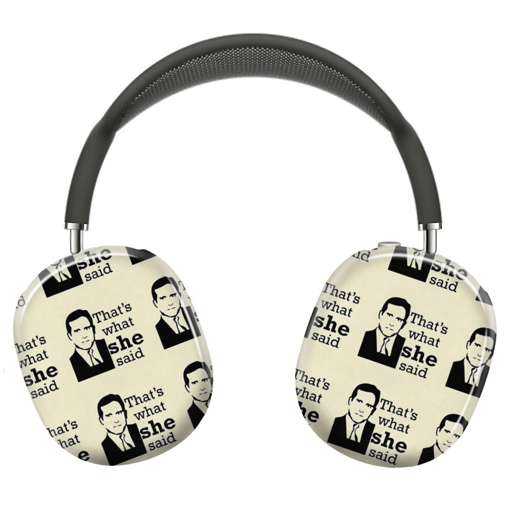 (That's What She Said The Office Tv Show_5865) Protective Cover For Airpods Max Headphones Aesthetic Print Snap On Cases 8841579107088