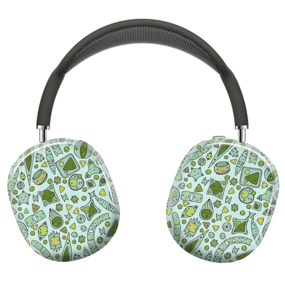 (Tessellating Diatoms For Skirts, Duvets, Notebooks, Graphic Tees Etc_6383) Protective Cover For Airpods Max Headphones Aesthetic Print Snap On Cases 8841579107286