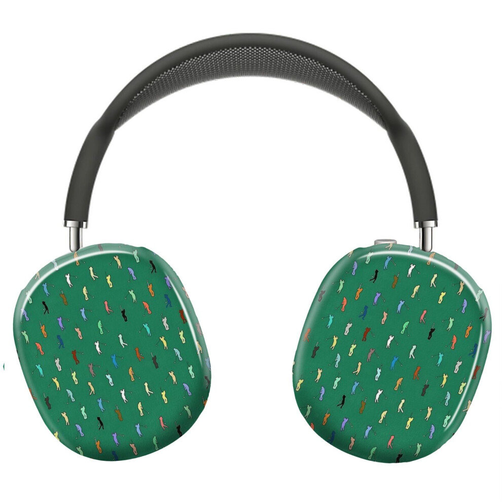 (Retro Golf Pattern_22760) Protective Cover For Airpods Max Headphones Aesthetic Print Snap On Cases 8841579101888