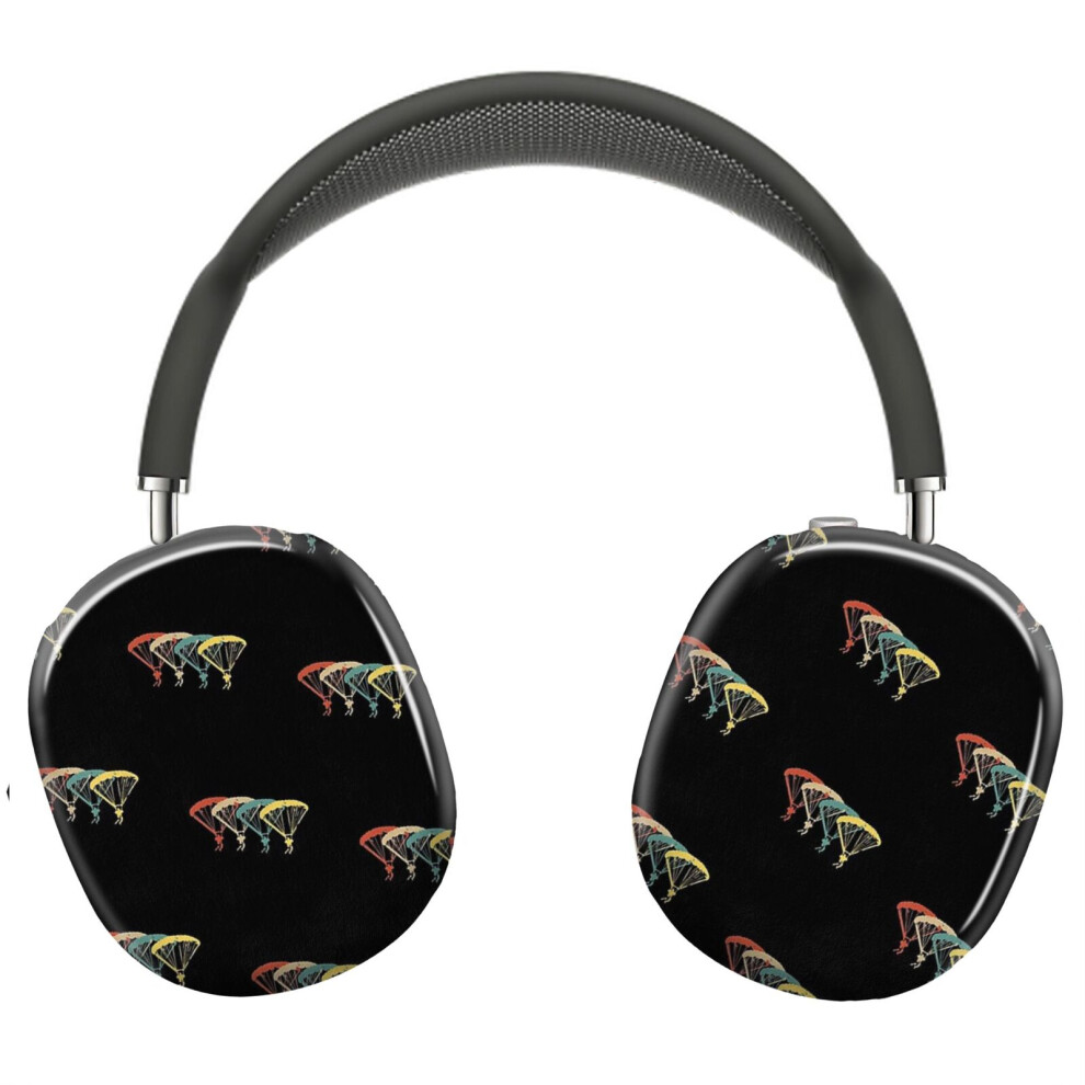 (Retro Skydiving Parachute_10509) Protective Cover for AirPods Max Headphones Aesthetic Print Snap On Cases-image-OPC-PFGKBBW-NEW