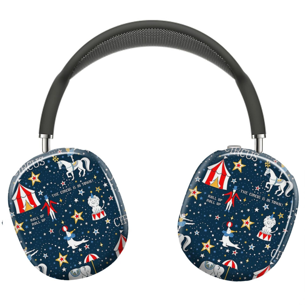 (Retro Circus_6937) Protective Cover For Airpods Max Headphones Aesthetic Print Snap On Cases 8841579101963