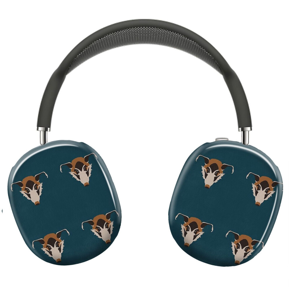 ( River Hog Face_7881) Protective Cover For Airpods Max Headphones Aesthetic Print Snap On Cases Red 8841579102502