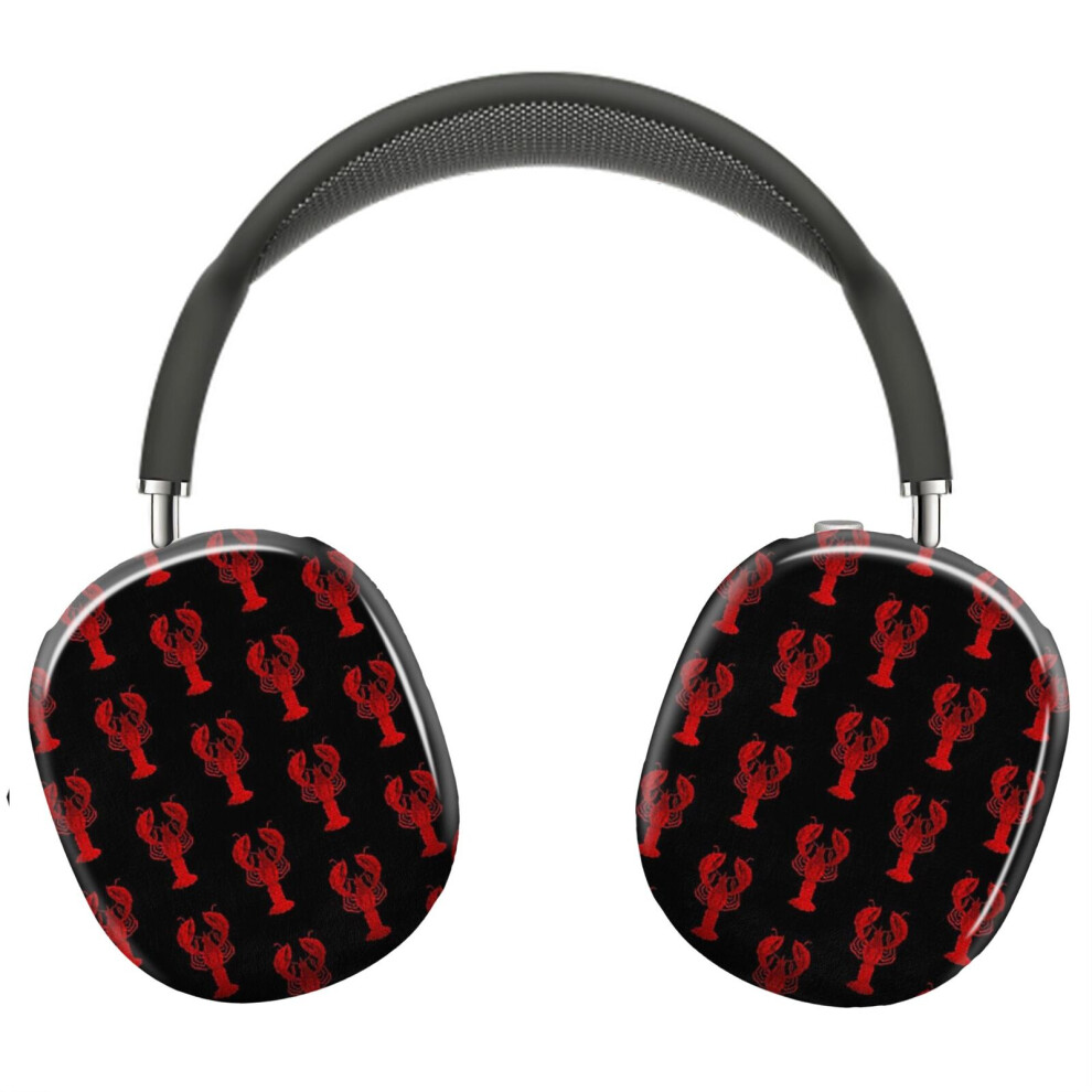 ( Lobster Jbp_6299) Protective Cover For Airpods Max Headphones Aesthetic Print Snap On Cases Red 8841579102656
