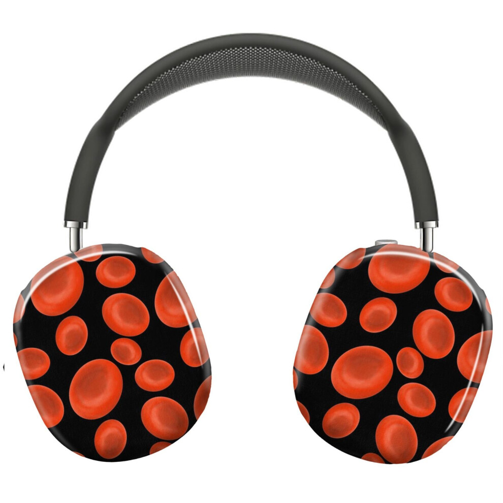 ( Blood Cells Pattern_7426) Protective Cover For Airpods Max Headphones Aesthetic Print Snap On Cases Red 8841579102786