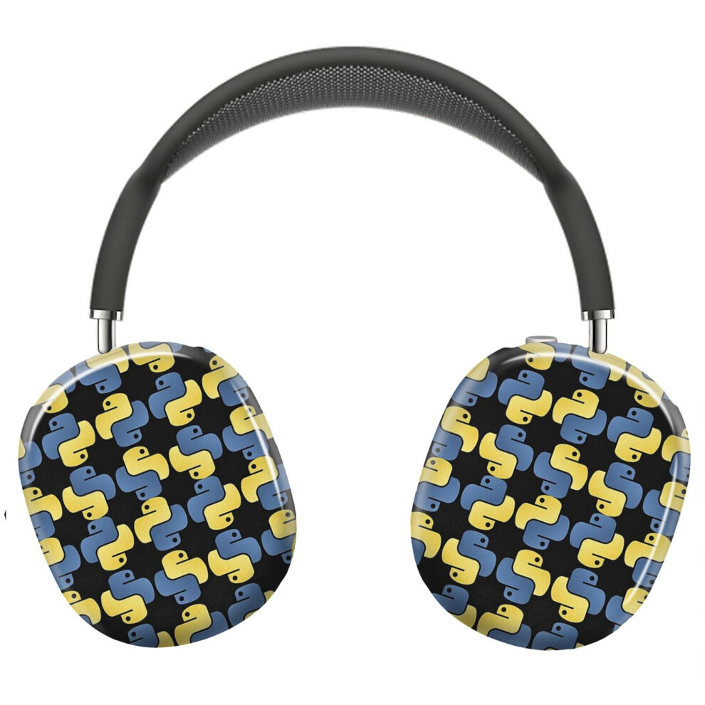 (Python Based Pattern_5787) Protective Cover For Airpods Max Headphones Aesthetic Print Snap On Cases 8841579104377