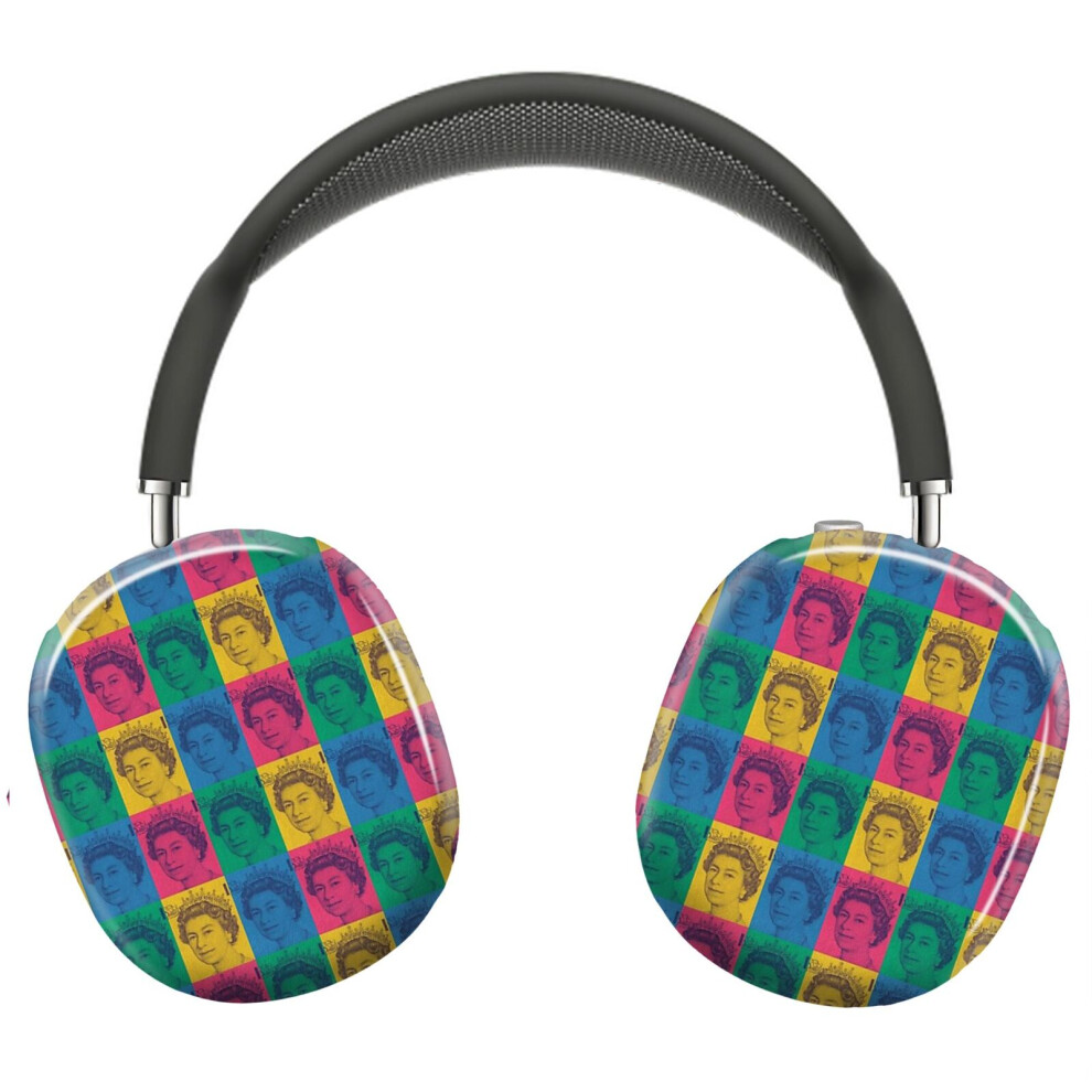 (Queen Elizabeth Art - Queens Jubilee_10724) Protective Cover For Airpods Max Headphones Aesthetic Print Snap On Cases 8841579104223