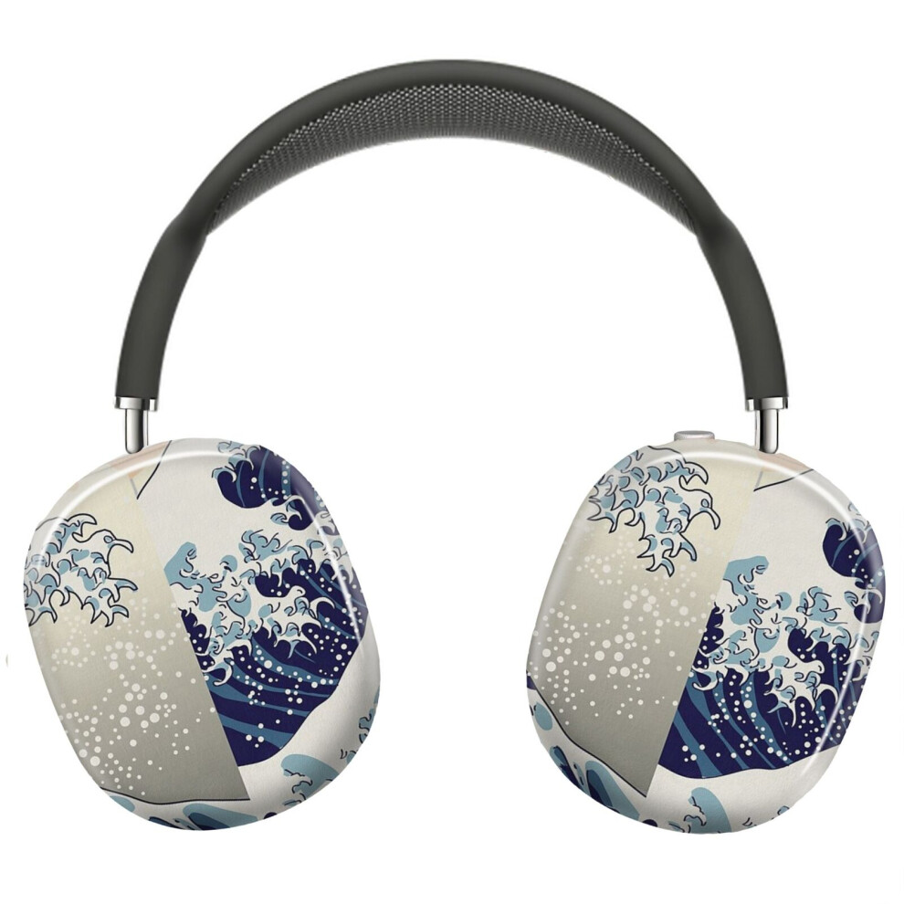 (The Great Wave Digital Copy_4735) Protective Cover For Airpods Max Headphones Aesthetic Print Snap On Cases 8841579105831