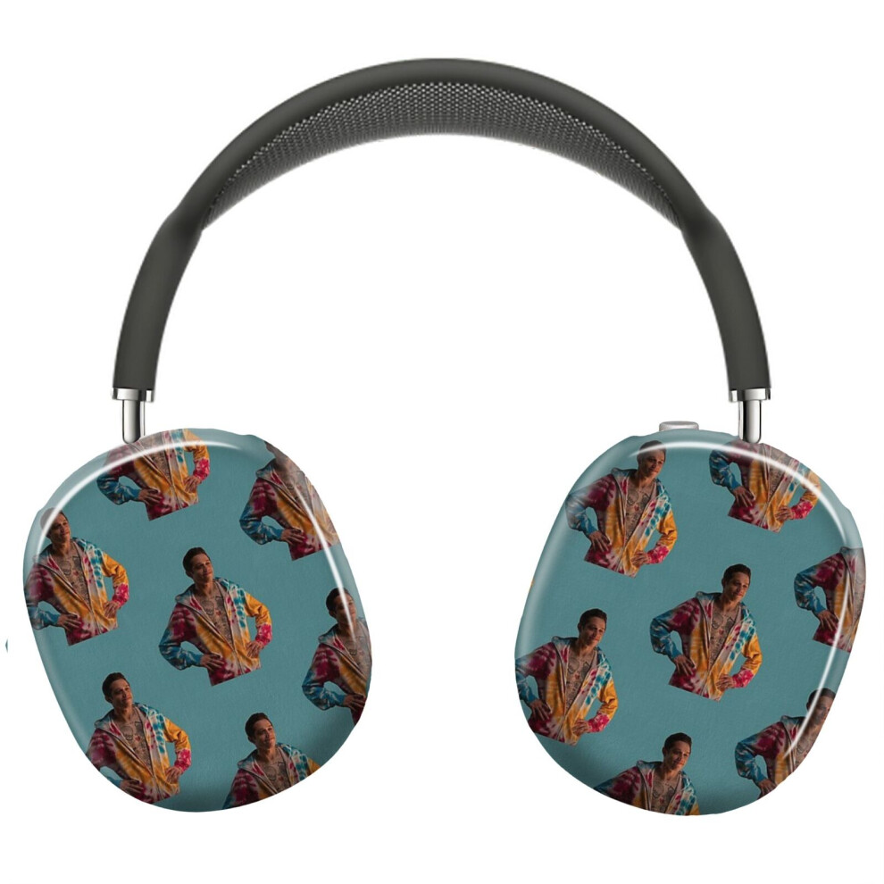 (The King Of Staten Island Pete Davidson In Tie Dye Hoodie_4504) Protective Cover For Airpods Max Headphones Aesthetic Print Snap On Cases 8841579105527