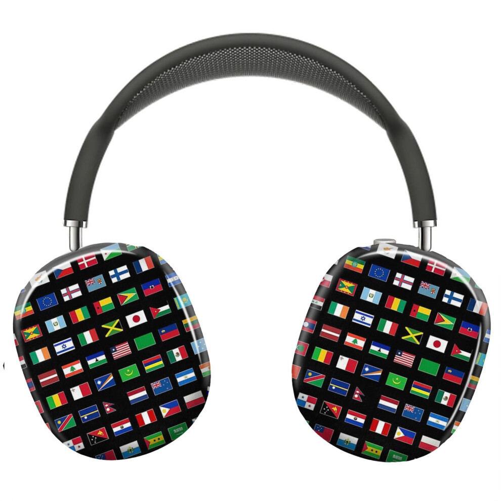 (The Flags Of The World_9690) Protective Cover For Airpods Max Headphones Aesthetic Print Snap On Cases 8841579106098