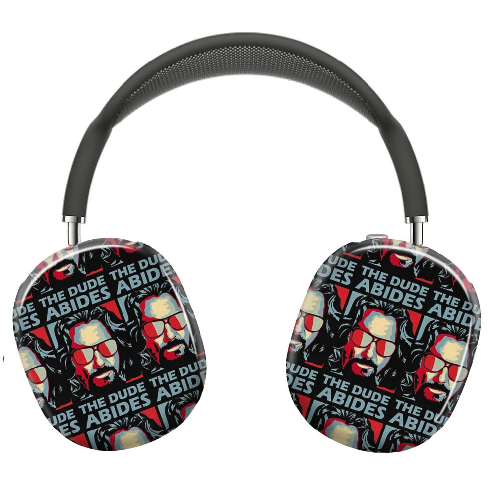 (The Dude Abides Man_9159) Protective Cover For Airpods Max Headphones Aesthetic Print Snap On Cases 8841579106272