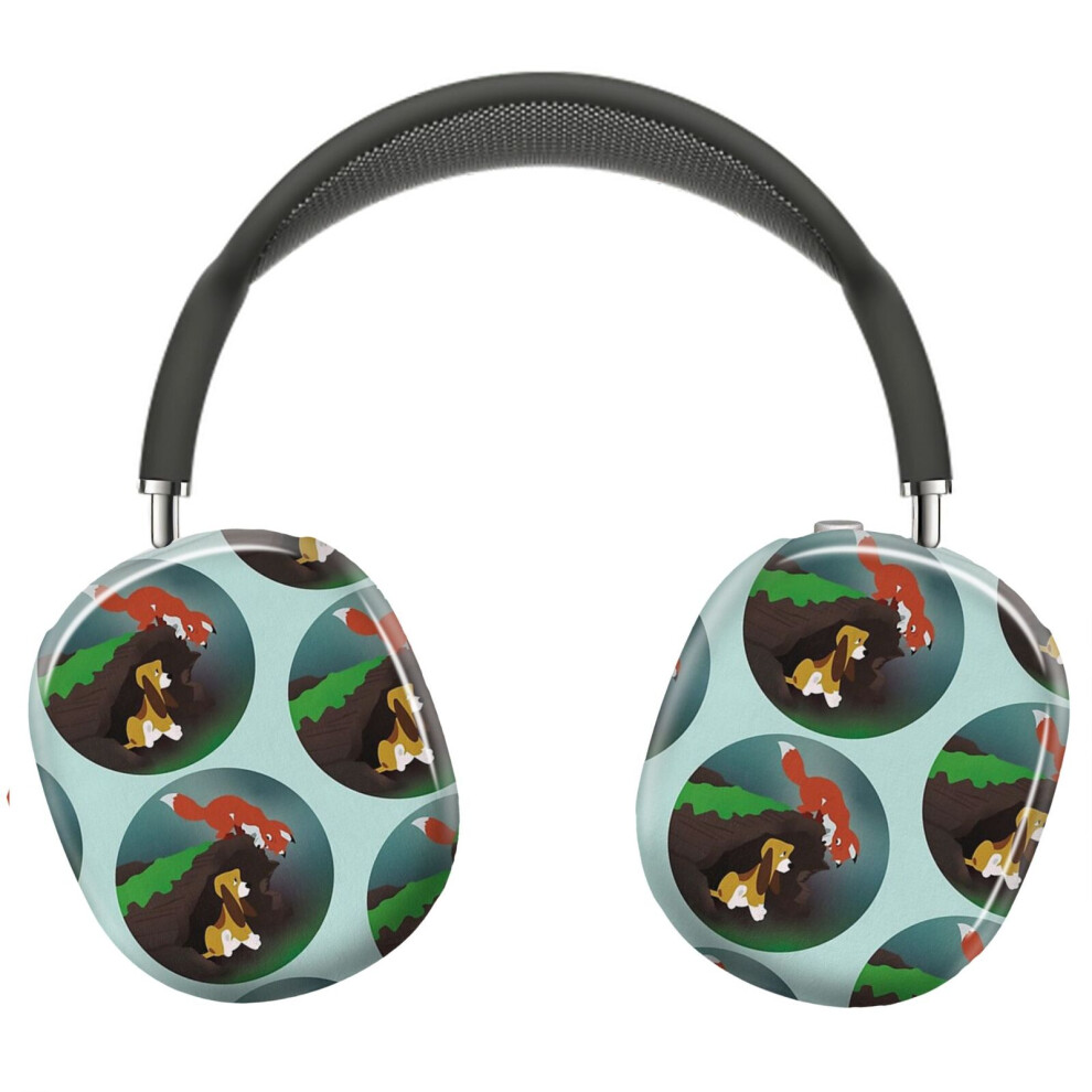 (The Fox And The Hound_5850) Protective Cover For Airpods Max Headphones Aesthetic Print Snap On Cases 8841579106036