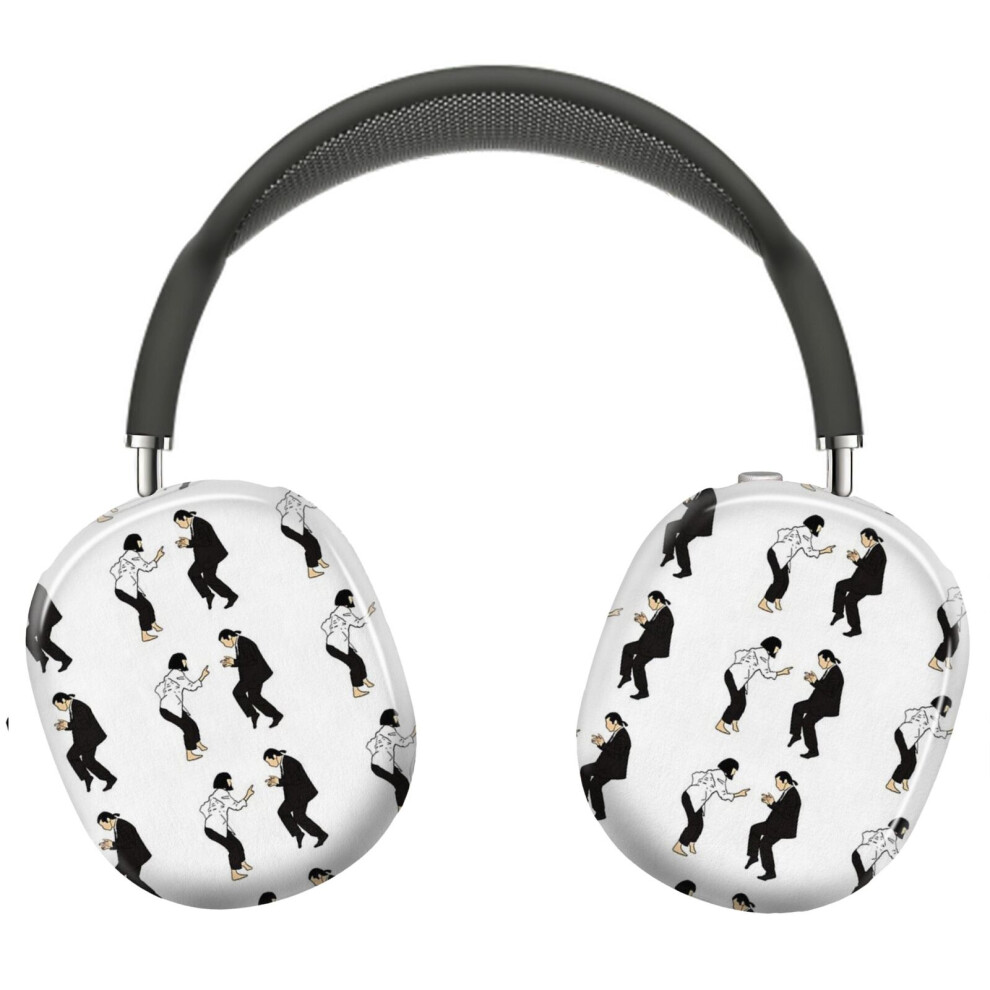 (Pulp Fiction Dancing Scene Transparent_6075) Protective Cover For Airpods Max Headphones Aesthetic Print Snap On Cases 8841579104858