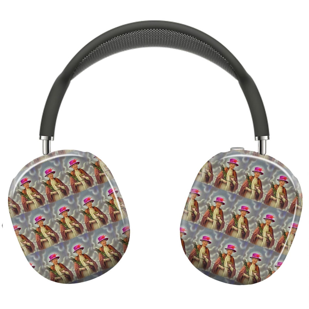 (Queen Elizabeth Holy Saint_4049) Protective Cover For Airpods Max Headphones Aesthetic Print Snap On Cases 8841579104612
