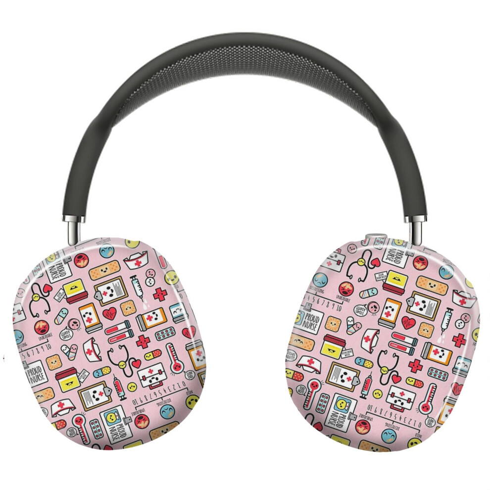 (Proud To Be A Nurse Pink_22189) Protective Cover For Airpods Max Headphones Aesthetic Print Snap On Cases 8841579105282