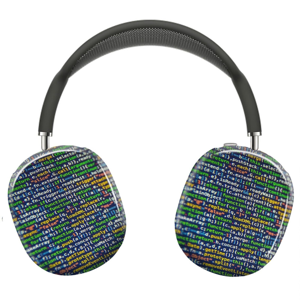 (Programming Code _12744) Protective Cover For Airpods Max Headphones Aesthetic Print Snap On Cases 8841579105367
