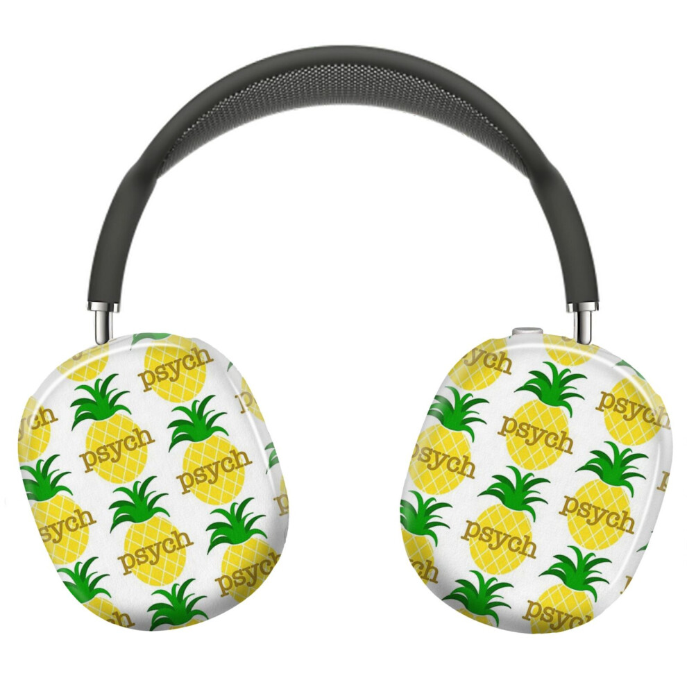 (Psych Pineapple_8088) Protective Cover For Airpods Max Headphones Aesthetic Print Snap On Cases 8841579105121
