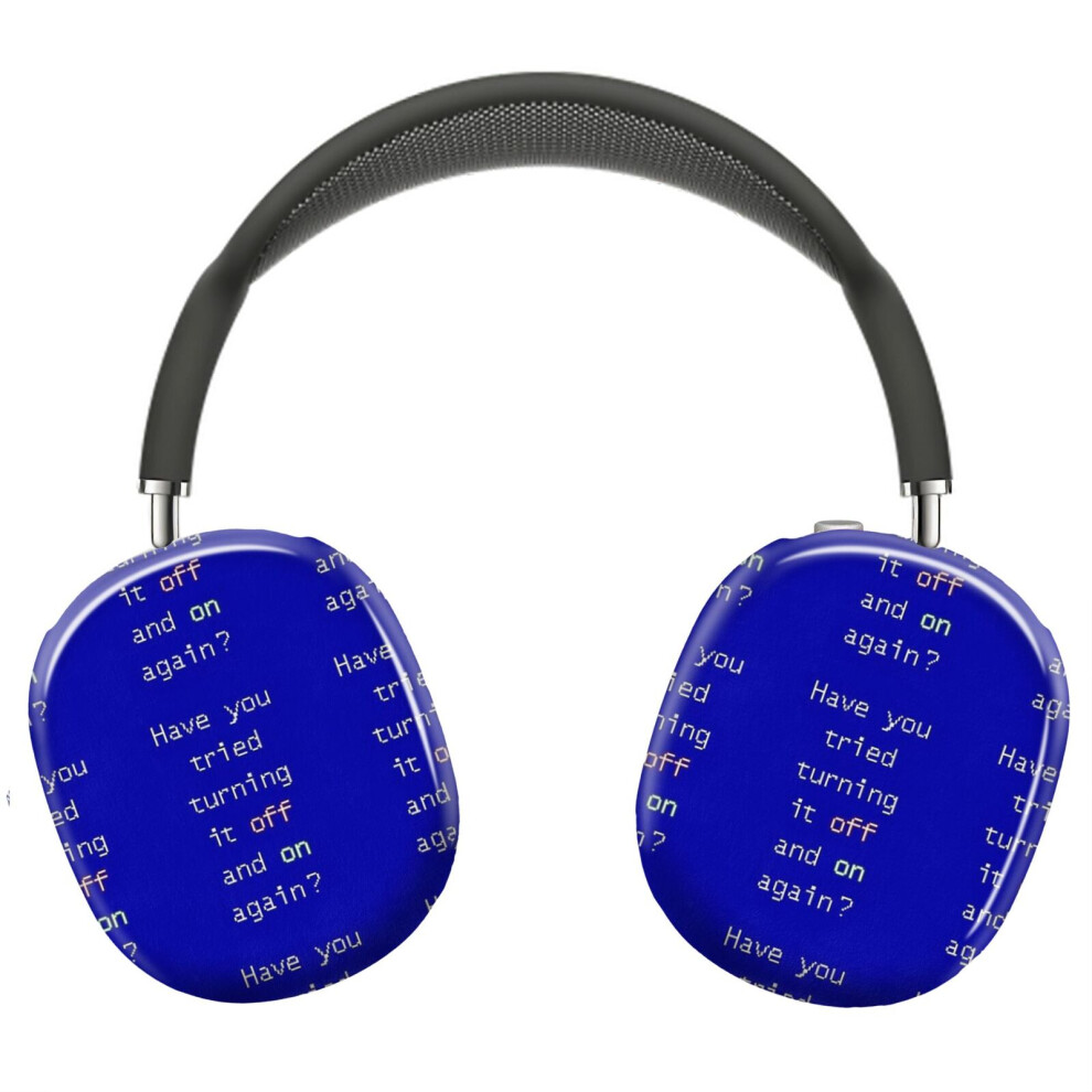 (Tech Support_7401) Protective Cover For Airpods Max Headphones Aesthetic Print Snap On Cases 8841579107712